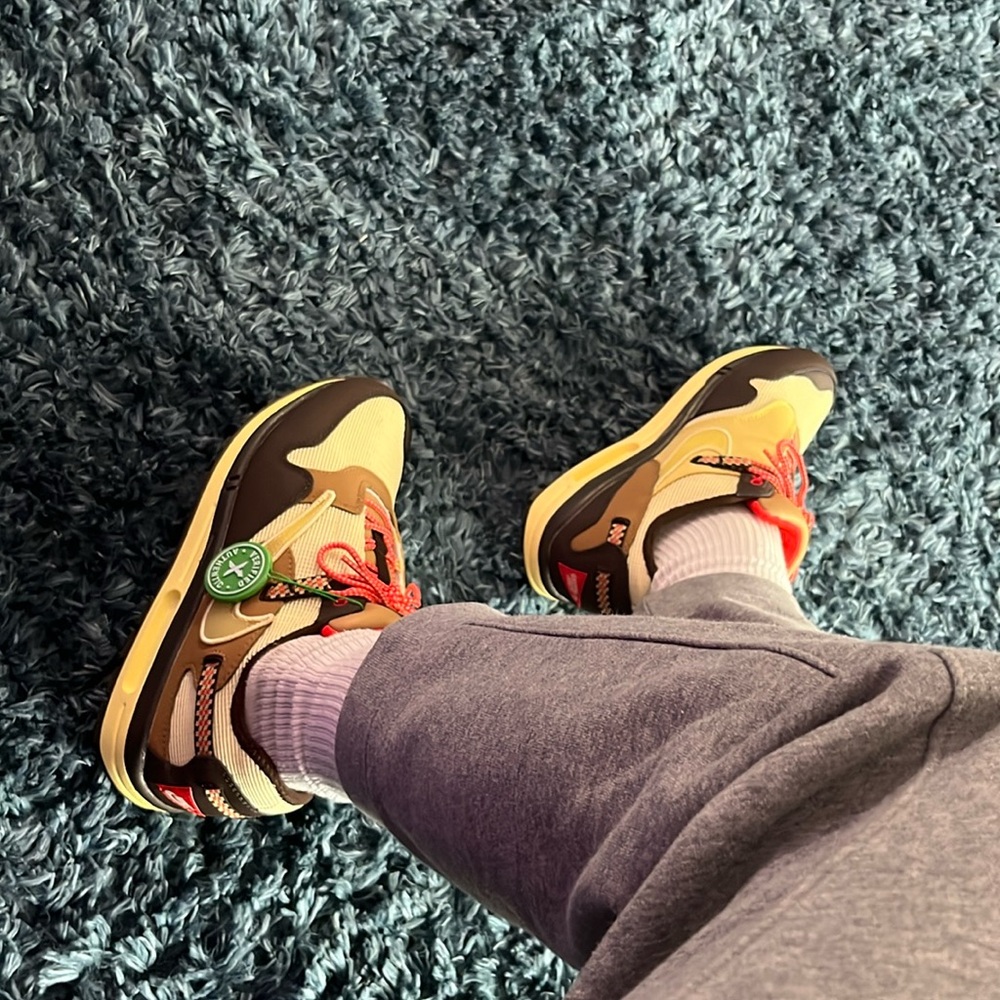 Nike Air Max 1 Travis Scott Cactus Jack Baroque Brown Shoes